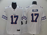 Nike Bills 17 Josh Allen White Team Logos Fashion Vapor Limited Jersey,baseball caps,new era cap wholesale,wholesale hats